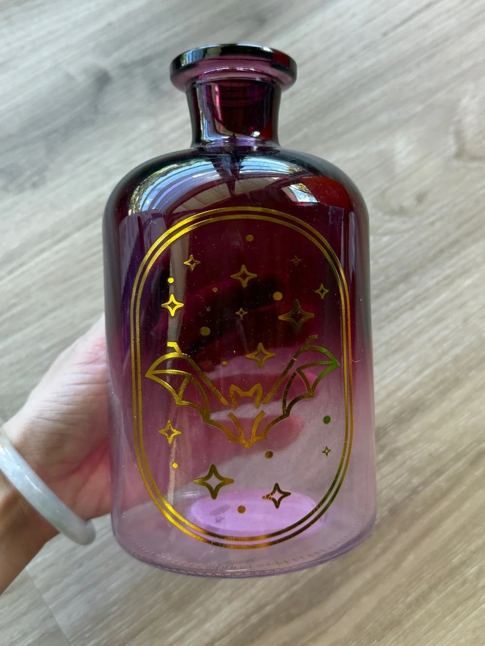 Target Purple/Pink Glass Halloween Vase